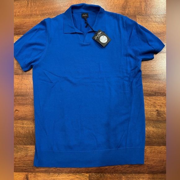 Good Man Brand Other - NWT Good Man Brand Men's Navy Blue Buttonless Polo Shirt Size Medium